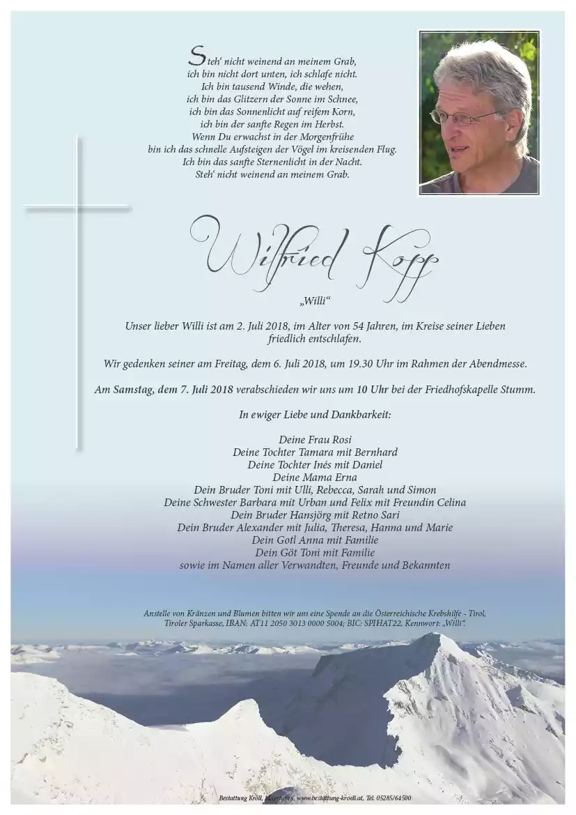 Parte von Wilfried Kopp